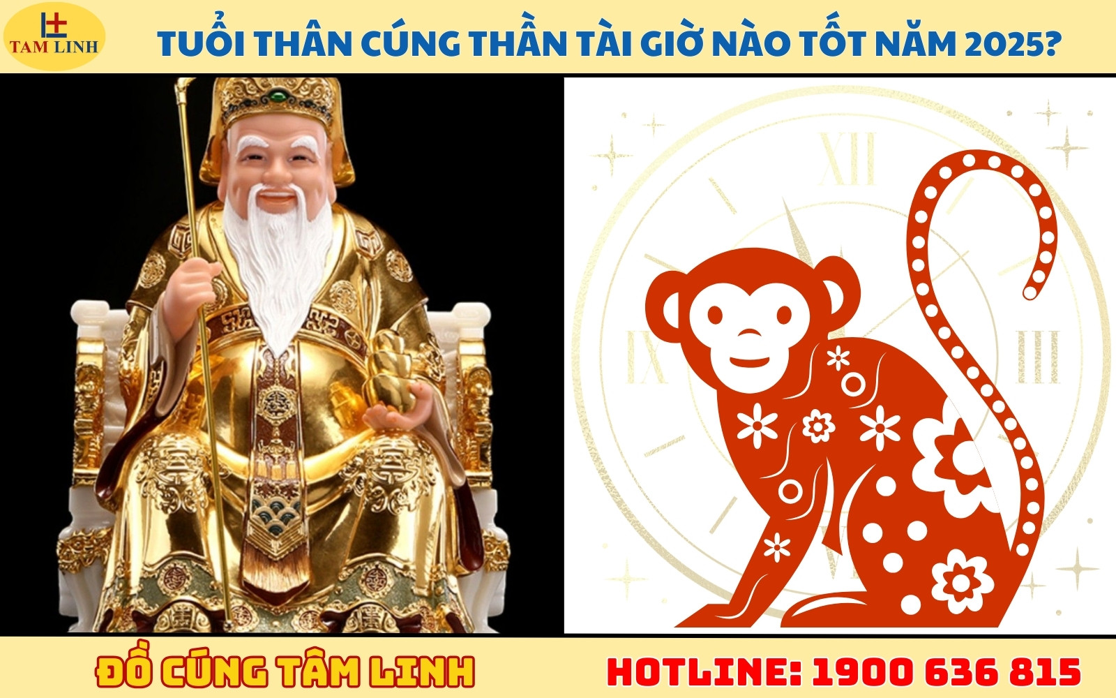 Lễ cúng Thần Tài của người tuổi Thân, chuẩn bị chu đáo.