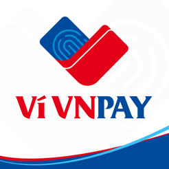 Logo ví VNPAY và biểu tượng giao dịch chuyển khoản
