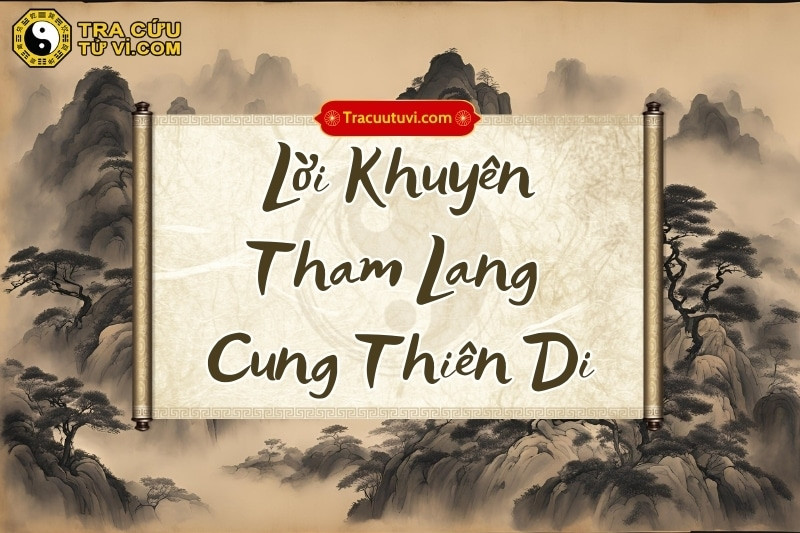 Lời khuyên cho người mang sao Tham Lang cung Thiên Di