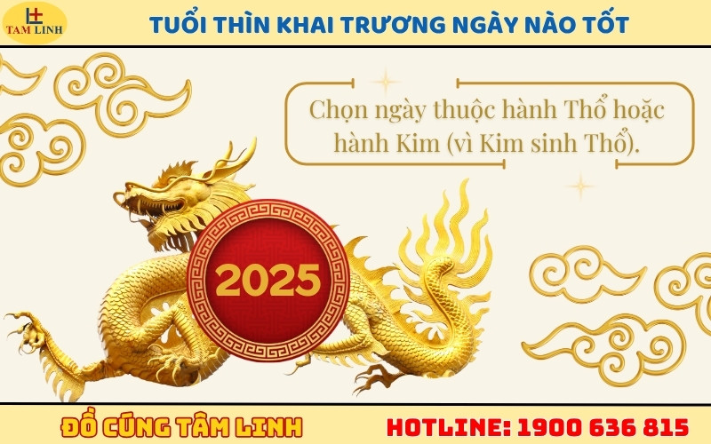 Lựa chọn ngày lành tháng tốt để tuổi Thìn khai trương cửa hàng may mắn trong năm 2025