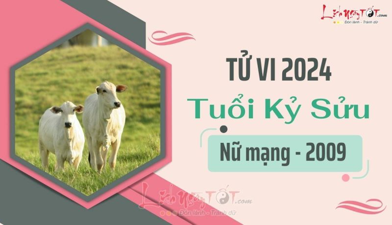 Luận giải tử vi năm 2024 cho nữ mạng tuổi Kỷ Sửu sinh năm 2009