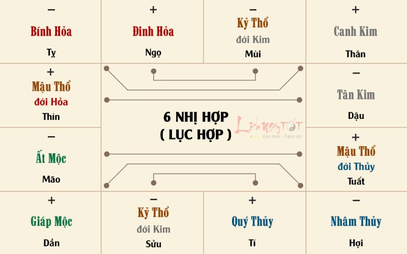 Lục hợp trong tử vi và sự hài hòa giữa các địa chi