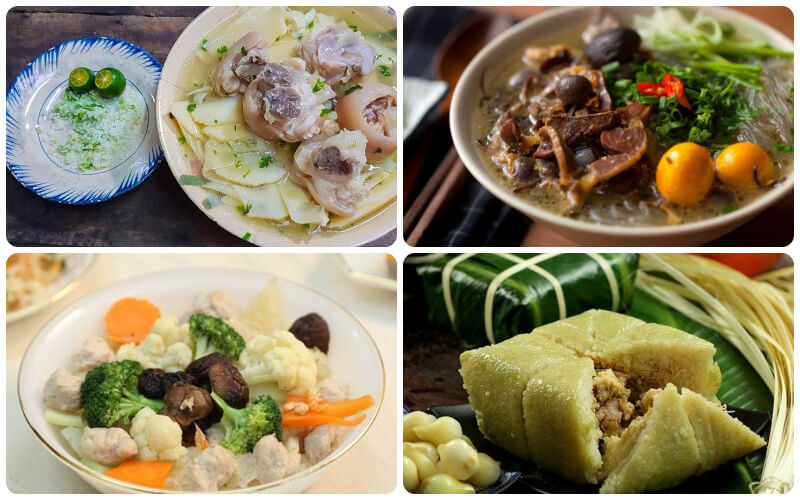 Mâm cỗ cúng giao thừa truyền thống của người Bắc