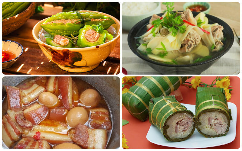 Mâm cúng giao thừa đặc trưng miền Nam với các món nguội