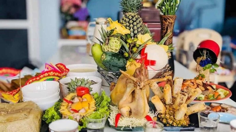 Mâm Cúng Lễ Tạ Đất Đầy Đủ