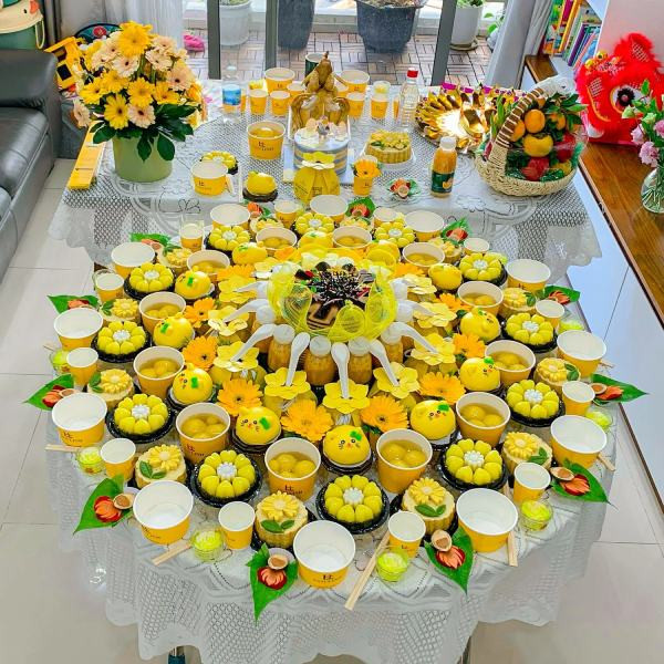 Mâm cúng lễ thôi nôi bé trai đầy đủ