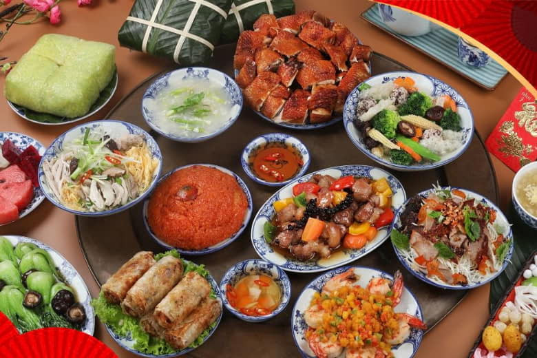 Mâm cúng tươm tất