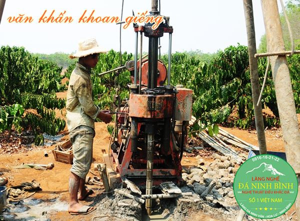 Mâm lễ cúng đào giếng truyền thống với đầy đủ vật phẩm