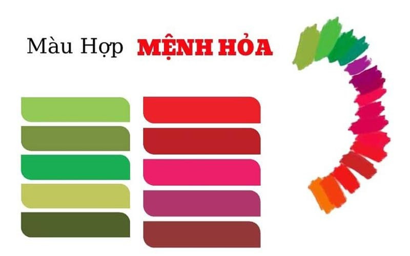 Màu sắc hợp mệnh Lư Trung Hỏa