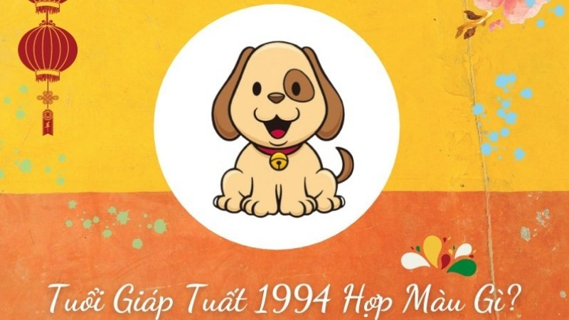 Màu sắc may mắn cho nữ Giáp Tuất 1994 là xanh lá, đỏ, cam, tím