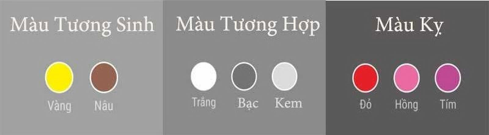 Màu tương sinh, tương hợp, tương khắc với người tuổi Nhâm Dần mệnh Kim