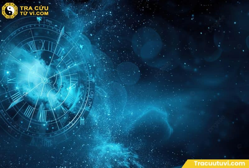 Minh họa tổng quan về cấu trúc lá số tử vi với các cung và sao