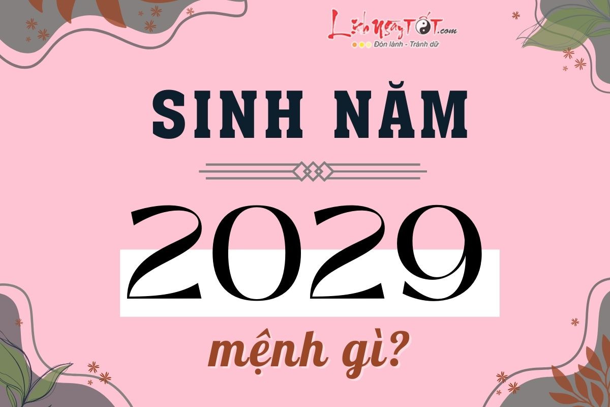 Năm 2029 mệnh gì: Tuổi Kỷ Dậu hợp tuổi nào, vận mệnh ra sao
