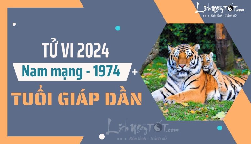 Nam mạng tuổi Giáp Dần 1974 xem tử vi 2024 và vận hạn
