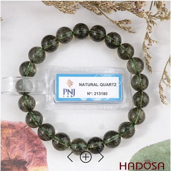 Người mệnh Mộc và Hỏa hợp với đá thạch anh tóc xanh