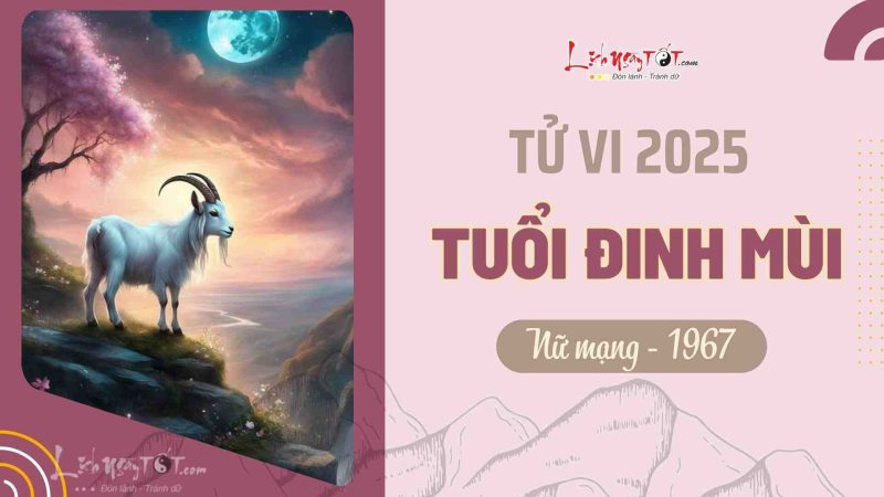 Người nữ tuổi Đinh Mùi 1967 đang chiêm nghiệm vận hạn tử vi năm 2025