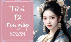 Người phụ nữ đang đọc tử vi hoặc chiêm nghiệm vận mệnh