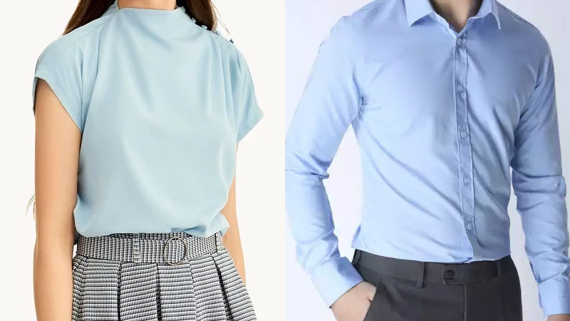 Người phụ nữ mặc áo xanh nhạt hợp người tuổi Tuất