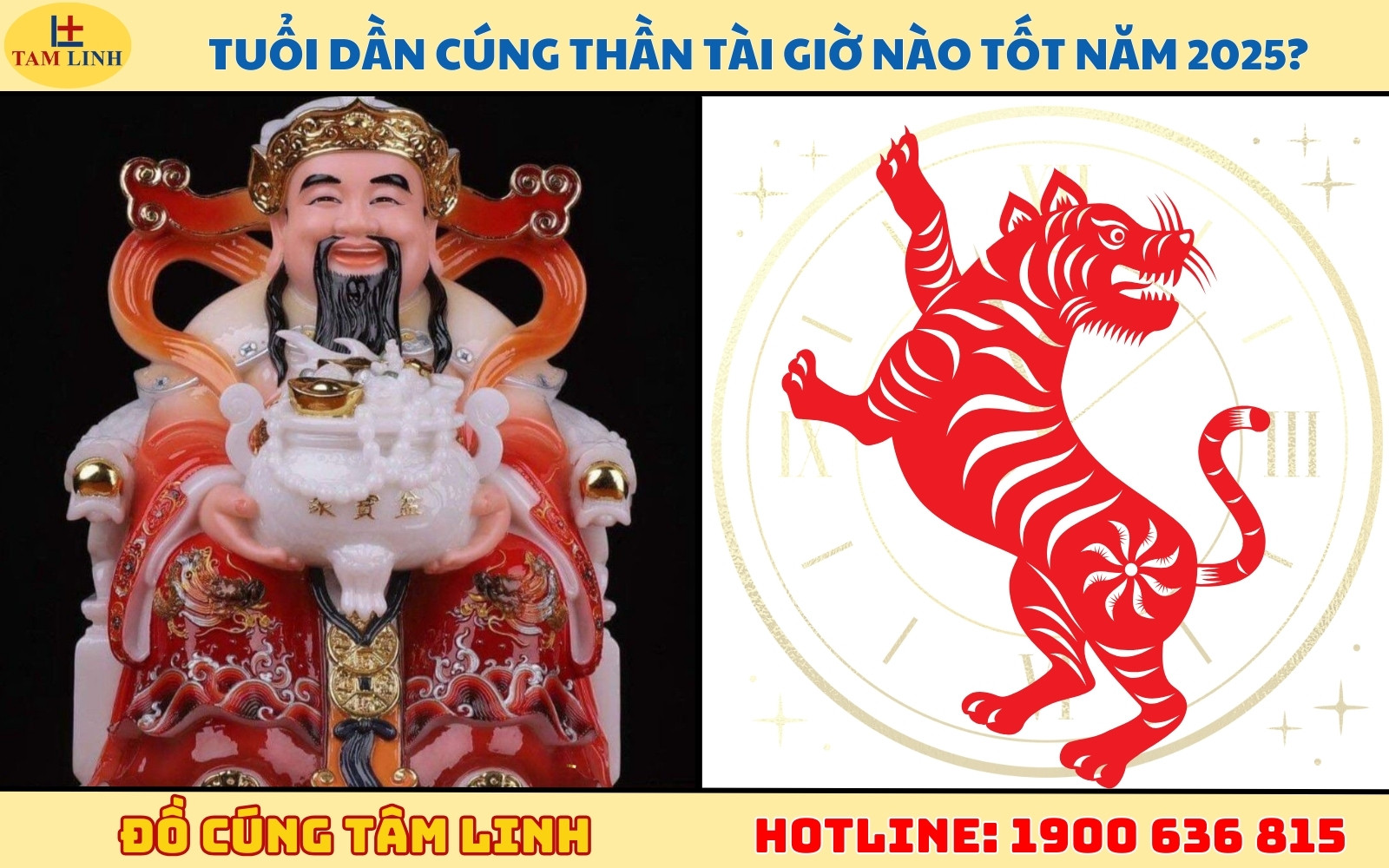 Người tuổi Dần đang chuẩn bị lễ vật để cúng Thần Tài vào giờ đẹp, hy vọng một năm đầy thành công
