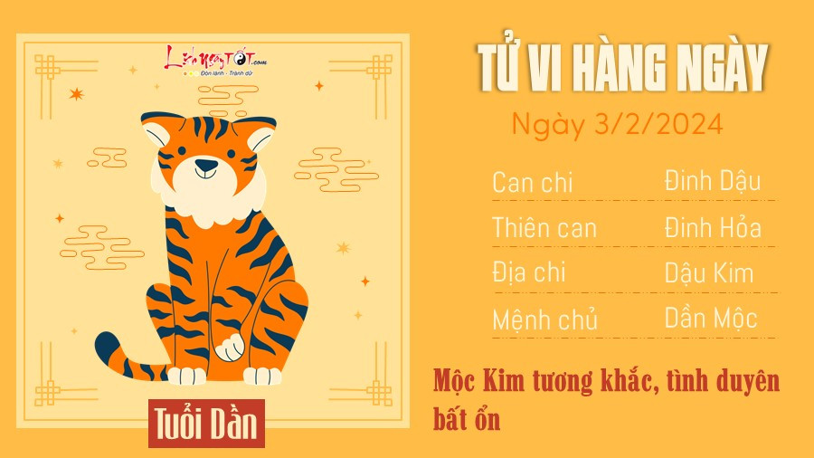 Người tuổi Dần đang làm việc tập trung