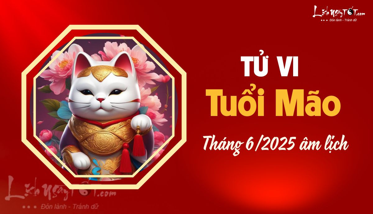 Người tuổi Mão đón nhận vận may và năng lượng tích cực theo tử vi tháng 6 âm lịch.