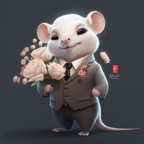 Người tuổi Tý đang trầm tư trước máy tính, hình ảnh tượng trưng cho tử vi 1/10 về công việc