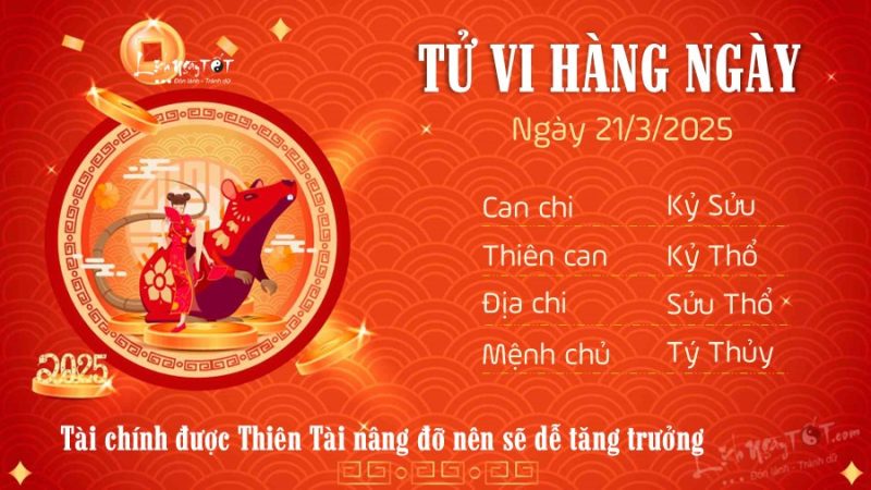 Người tuổi Tý đón nhận quý nhân và tài lộc dồi dào trong tử vi ngày 21