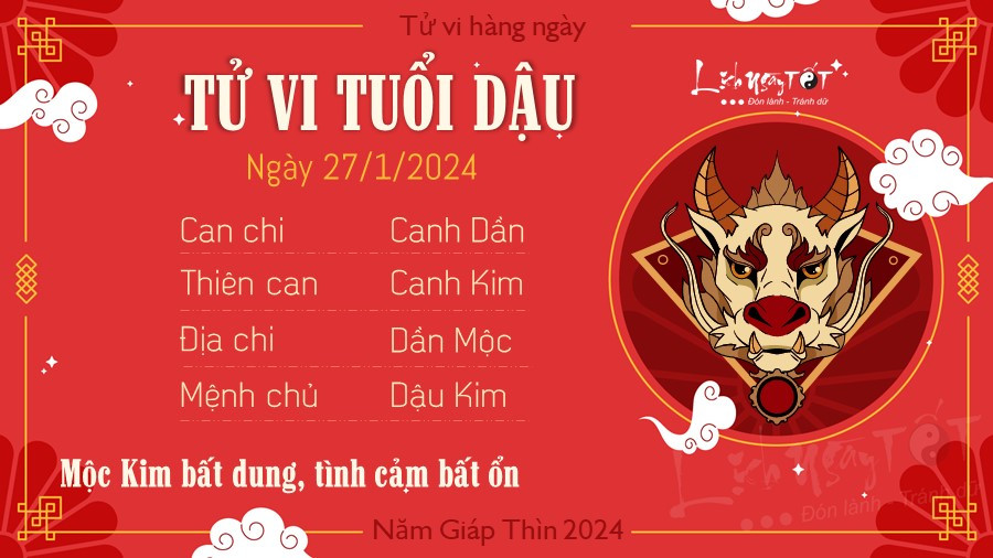 Những bất đồng và khó khăn của tuổi Dậu về tài lộc được phân tích trong tử vi ngày 27 1.
