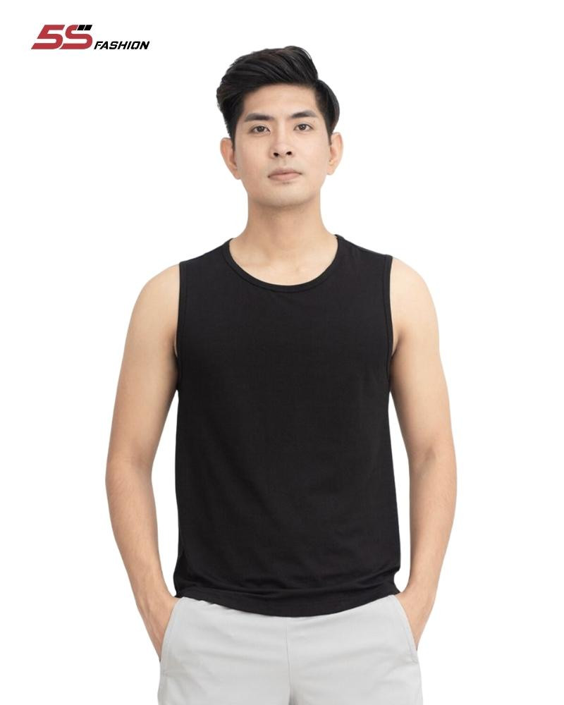 Phối áo tank top màu trắng và quần short thể thao cho nam Ất Mùi 2015