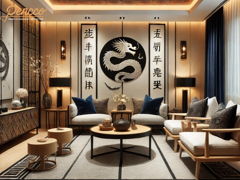 Phòng khách hài hòa cho tuổi Thìn mệnh Hỏa 