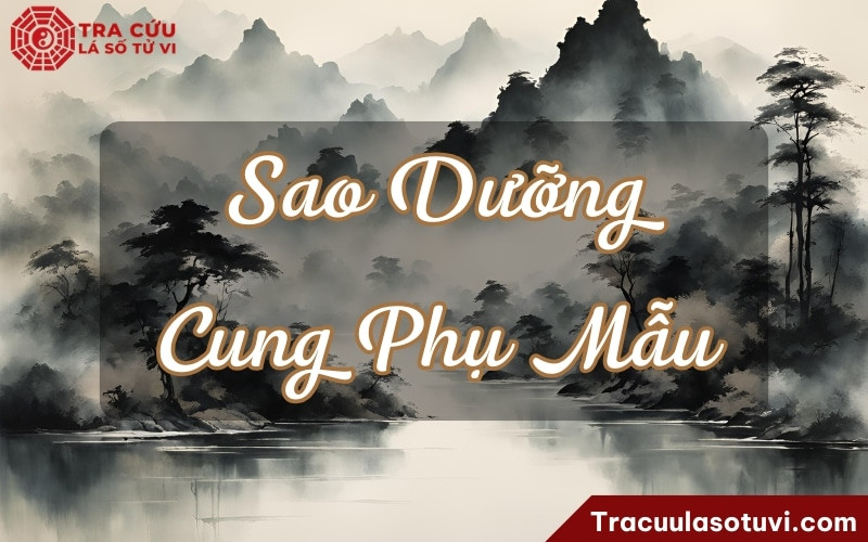 Sao Dưỡng tại cung Phụ Mẫu cho thấy sự nuôi dưỡng từ cha mẹ và lòng hiếu thảo của đương số
