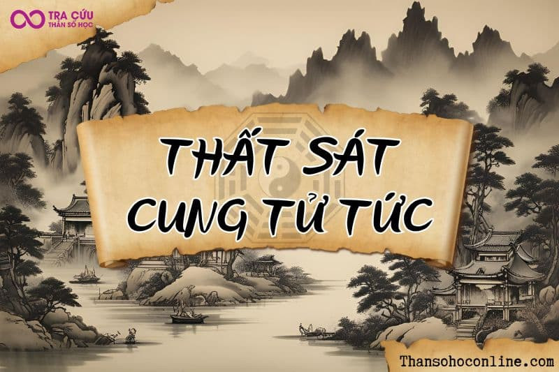 Sao Thất Sát cung Tử Tức, biểu thị mối quan hệ cha mẹ con cái và tính cách của con cái