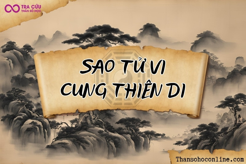 Sao Tử Vi ở cung Thiên Di chủ về các mối quan hệ xã hội tốt đẹp, gặp được môi trường phù hợp, biết nắm bắt cơ hội, thời thế