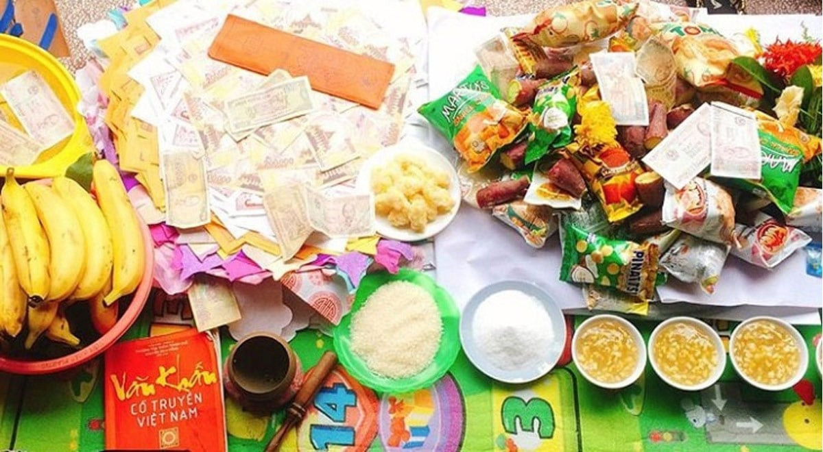 Sắp đặt mâm lễ cúng cô hồn tháng 7 với các lễ vật truyền thống