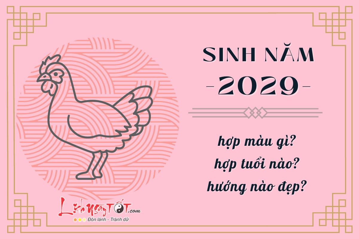 Sinh năm 2029 mệnh con gì