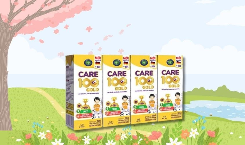 Sữa Care 100 Gold pha sẵn cho bé 1 tuổi
