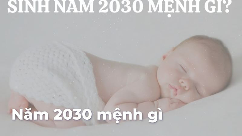 Tháng sinh tốt lành mang lại vận may cho trẻ sinh năm 2030