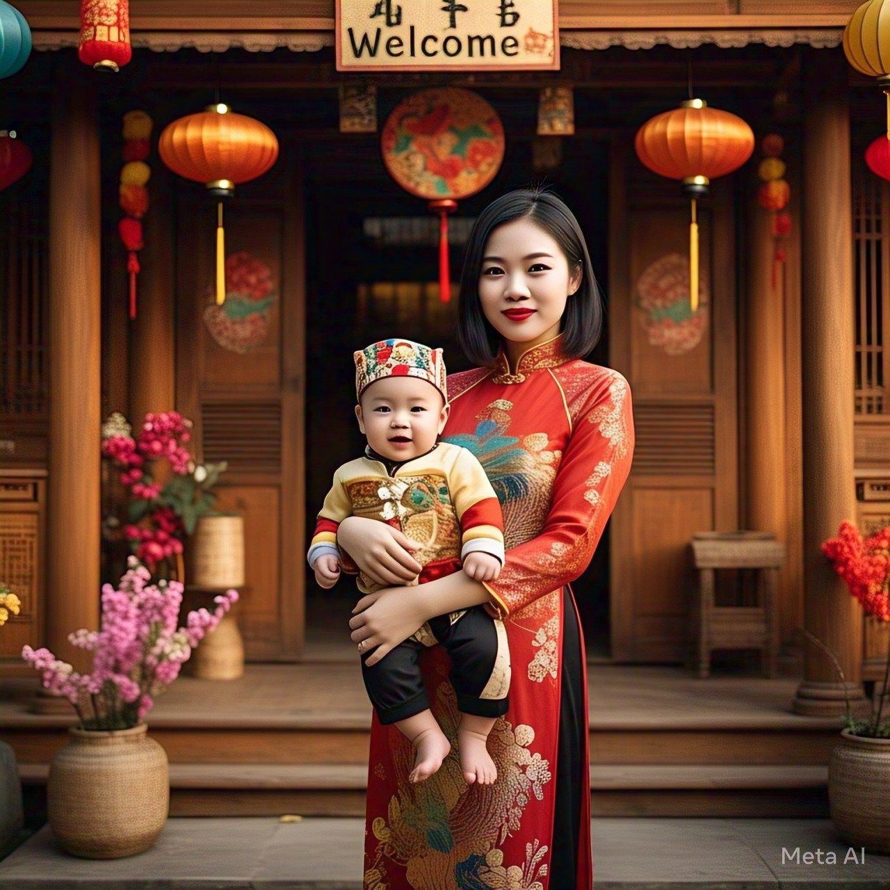 Tình mẫu tử thiêng liêng, phản ánh tử vi phụ nữ gia đình với tấm lòng bao dung, vun đắp yêu thương