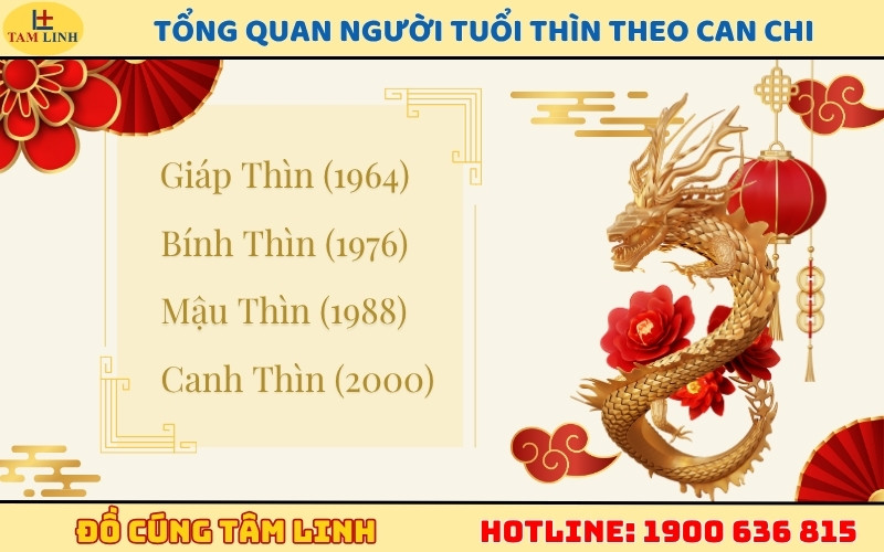 Tổng quan các mệnh Giáp Thìn, Bính Thìn, Mậu Thìn, Canh Thìn trong phong thủy