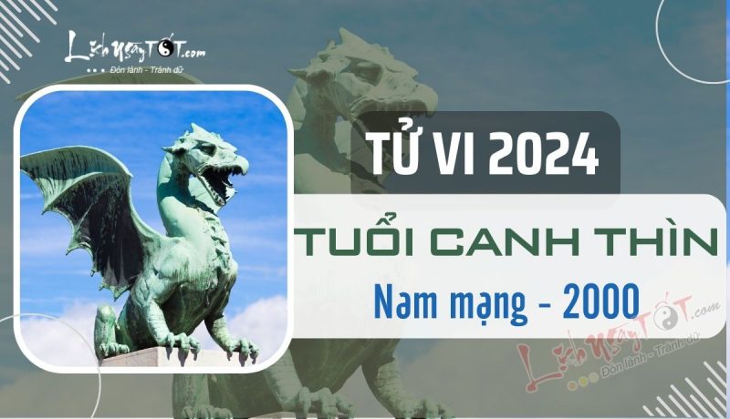 Tổng quan tử vi tuổi Thìn 2000 nam mạng năm 2024