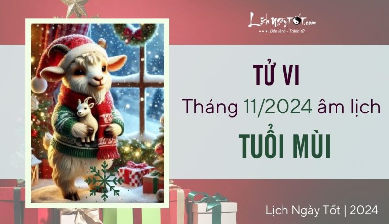 Tổng quan vận trình tử vi tuổi Tân Mùi tháng 11 âm lịch