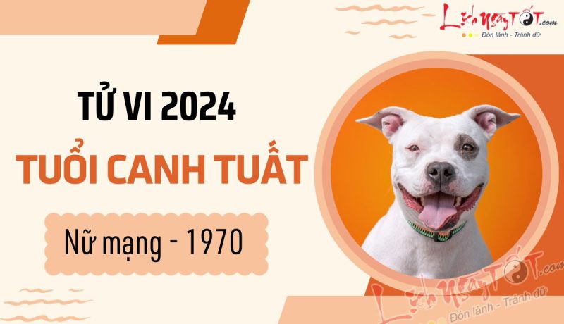 Tử vi Canh Tuất 2024 nữ mạng chi tiết
