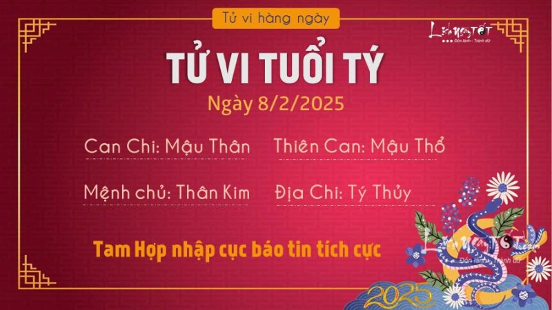 Tử vi ngày 8 tháng 2 tuổi Tý: Cơ hội mới và tình duyên thăng hoa