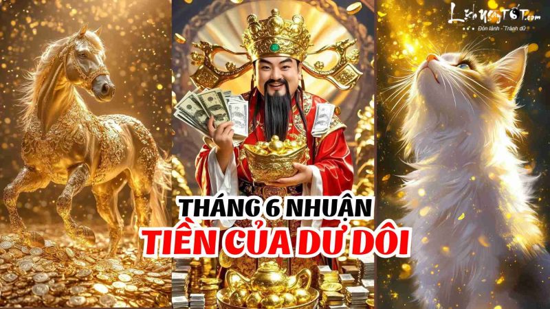 Tử vi tháng 6 nhuận với biểu tượng tài lộc cho các con giáp may mắn
