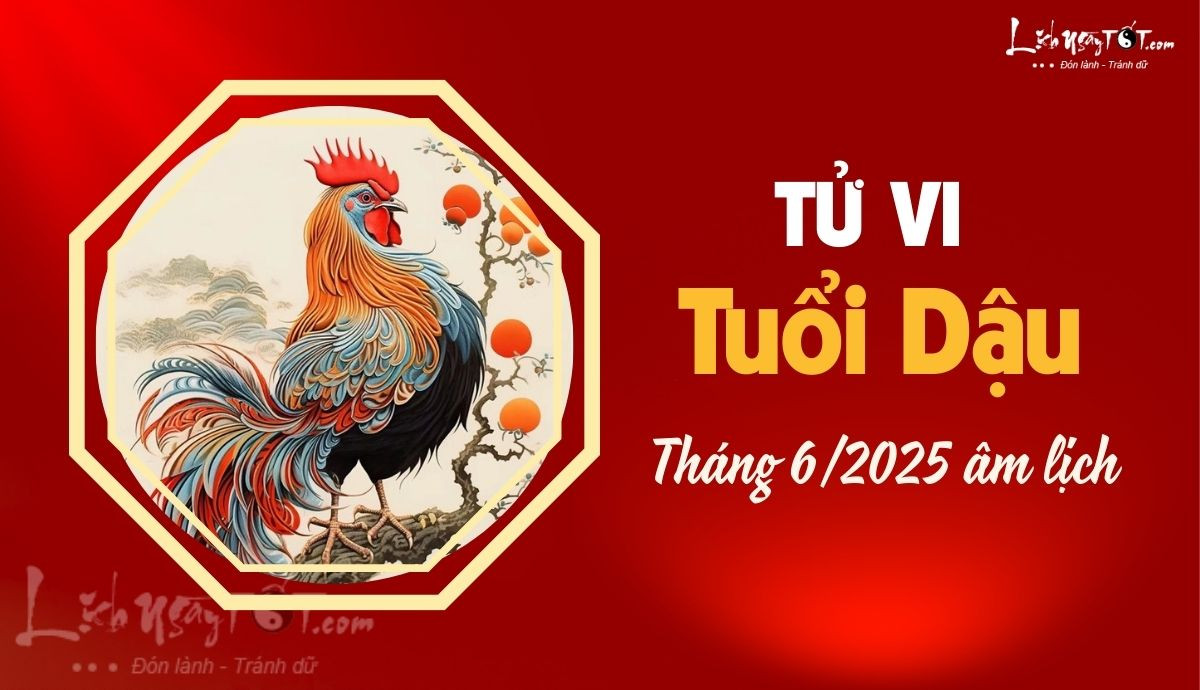 Tu vi thang 6/2025 cua 12 con giap am lich - Tuoi Dau