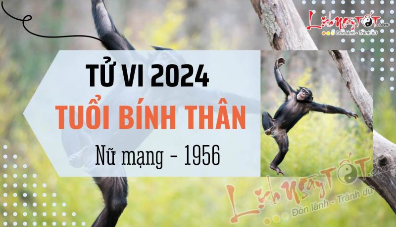 Tử vi tuổi Bính Thân 1956 nữ mạng 2024