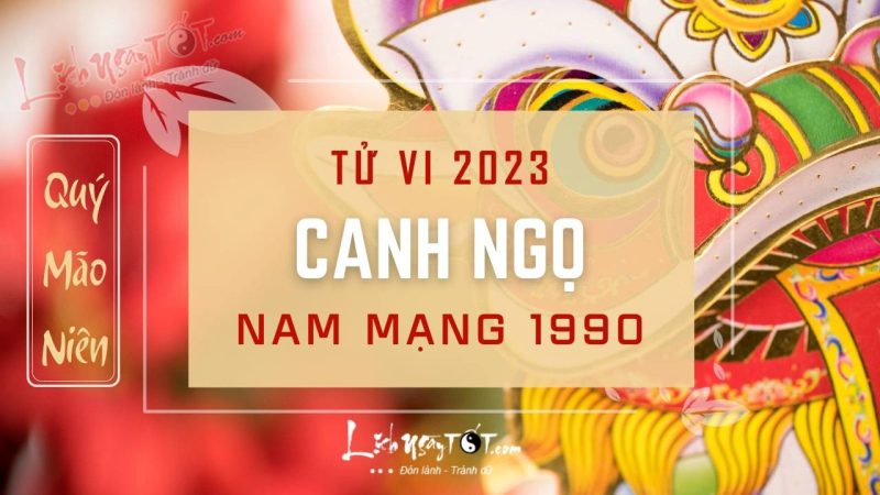 tử vi tuổi ngọ 1990 năm 2023 nam mạng