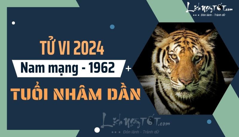 Tử vi tuổi Nhâm Dần năm 2024 nam mạng