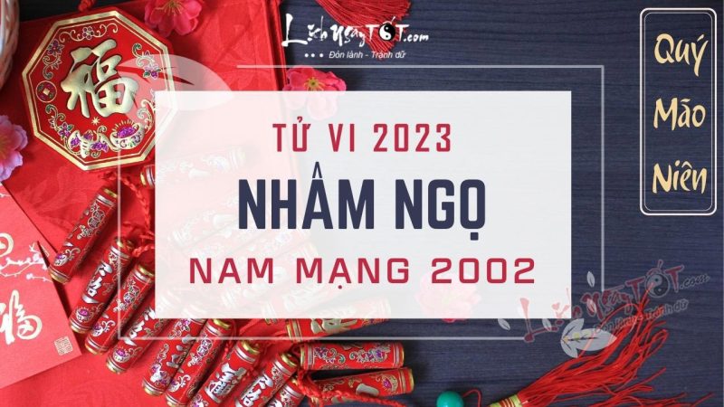 Tử vi tuổi Nhâm Ngọ 2002 nam mạng 2023