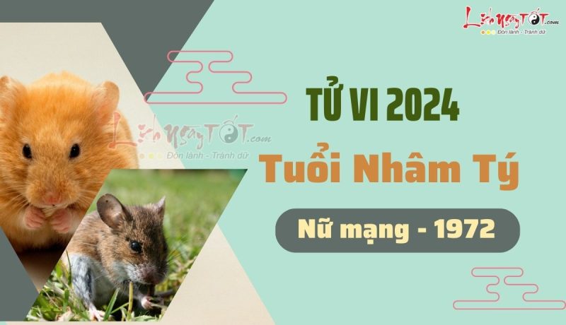 Tử vi tuổi Nhâm Tý nữ mạng năm 2024